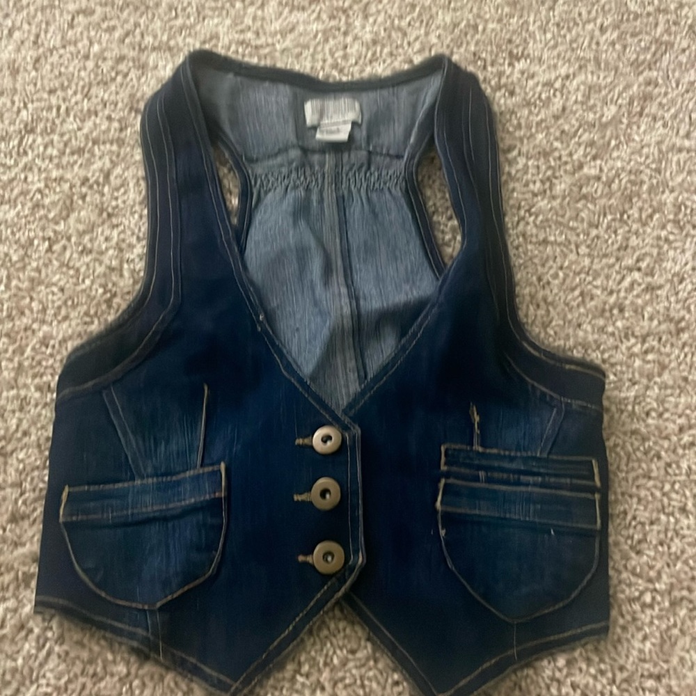Jean vest size medium